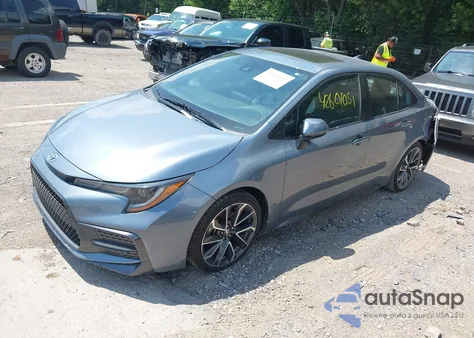 2020 Toyota Corolla Xse z USA, uszkodzony, nr VIN 5YFT4RCE6LP005906